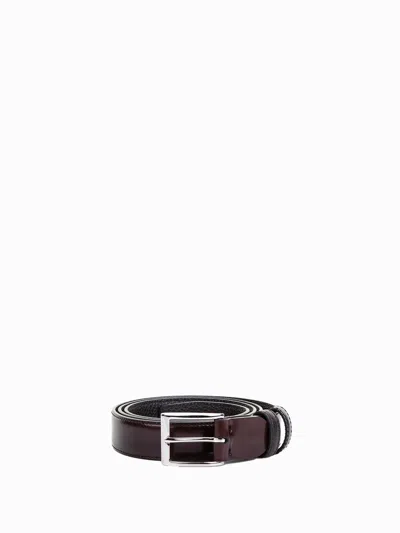 Hogan Semi-gloss Leather Belt