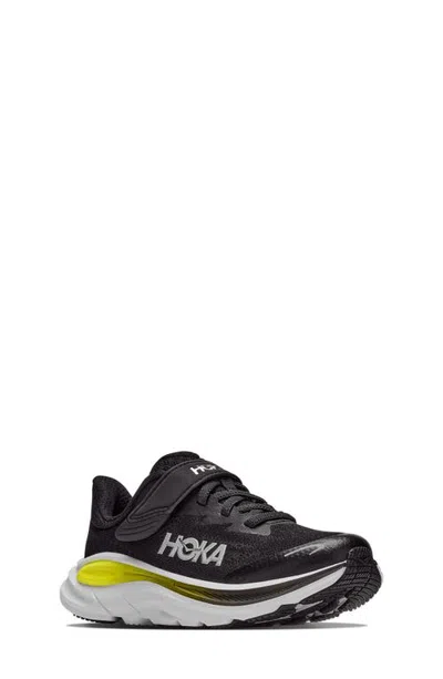 Hoka Kids' Clifton 10 Running Sneaker In Black