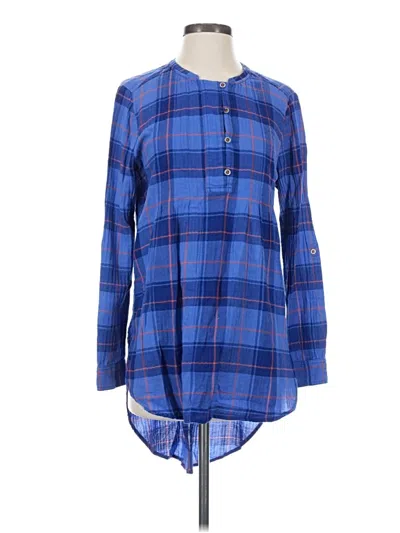 Pre-owned Holding Horses Long Sleeve T-shirt In Blue