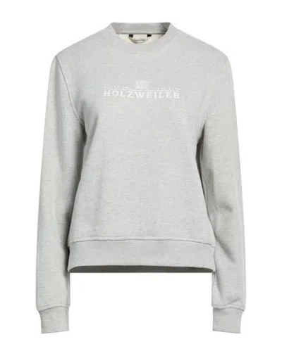 Holzweiler Woman Sweatshirt Light Grey Size M Organic Cotton, Recycled Polyester In Gray