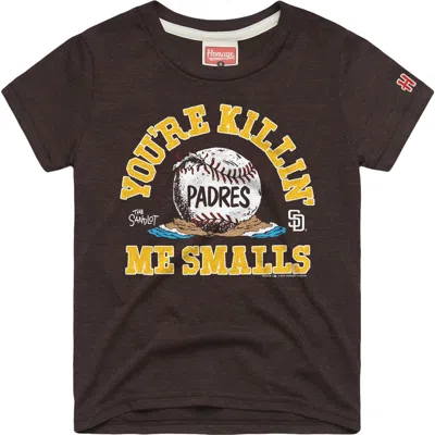 Homage Kids' Toddler  Brown San Diego Padres X The Sandlot Tri-blend T-shirt