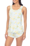 Honeydew Intimates Good Times Short Pajamas In Tea Leaf Lemons