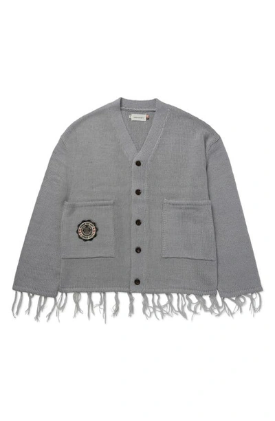 Honor The Gift Heritage Fringe Cardigan In Stone