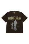 Honor The Gift Rebellious For Our Fathers Graphic T-shirt In Black