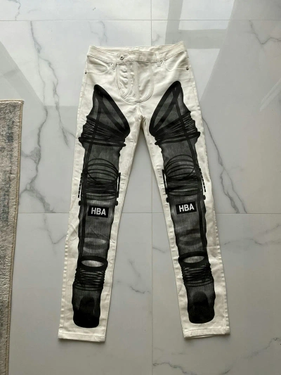 Pre-owned Hood By Air 2015 Denim Jeans In White