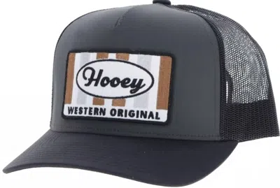 Hooey Sudan 5-panel High-profile Adjustable Snapback Cap In Grey In Gray