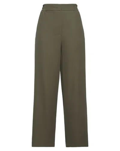 Hopper Woman Pants Military Green Size 4 Polyester, Elastane