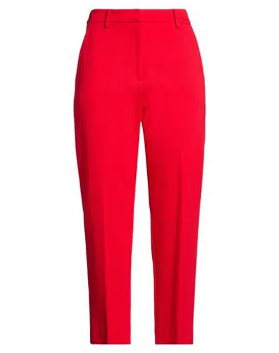 Hopper Woman Pants Red Size 10 Viscose, Polyamide, Elastane