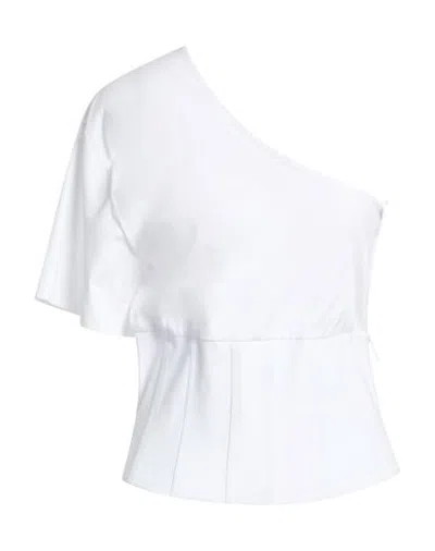 Hopper Woman Top White Size 10 Cotton