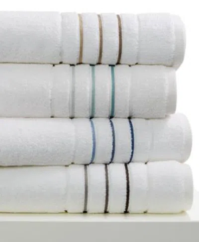 Hotel Collection Ultimate Microcotton Borderline Bath Towels Exclusively At Macys In Blue