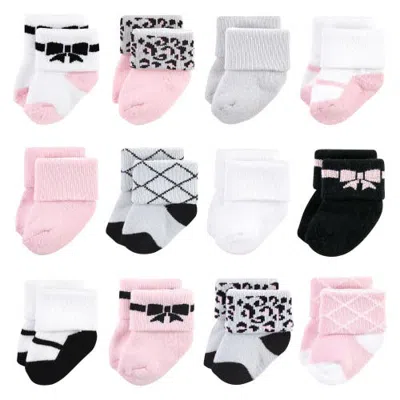 Hudson Baby 12pk Cotton Terry Socks In Multi