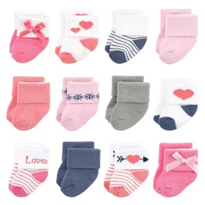 Hudson Baby 12pk Cotton Terry Socks In Multi