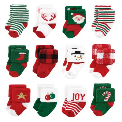 Hudson Baby 12pk Terry Socks In Multi