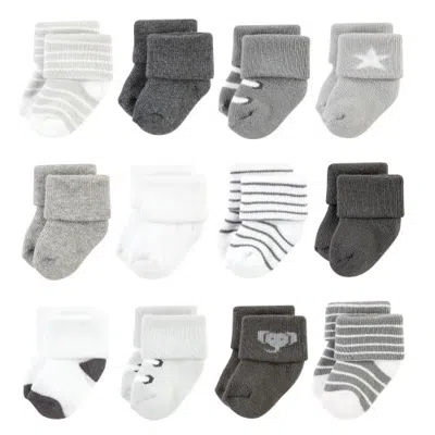 Hudson Baby 12pk Terry Socks In Multi