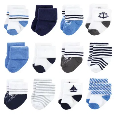 Hudson Baby 12pk Terry Socks In Multi