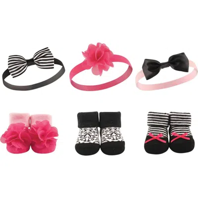 Hudson Baby Headband And Socks Giftset (baby) In Multi