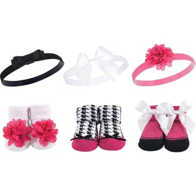 Hudson Baby Headband And Socks Giftset (baby) In Multi