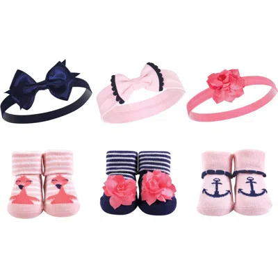 Hudson Baby Headband And Socks Giftset (baby) In Multi