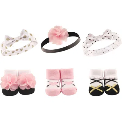 Hudson Baby Headband And Socks Giftset (baby) In Multi