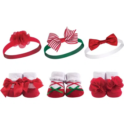 Hudson Baby Headband And Socks Giftset (baby) In Multi
