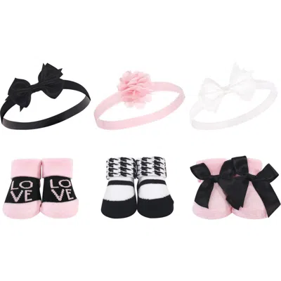 Hudson Baby Headband And Socks Giftset (baby) In Multi