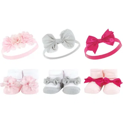 Hudson Baby Headband And Socks Giftset (baby) In Multi