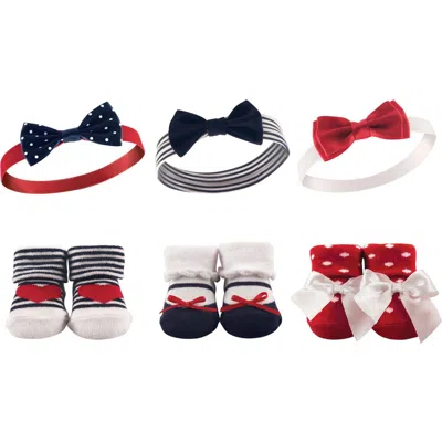 Hudson Baby Headband And Socks Giftset (baby) In Multi