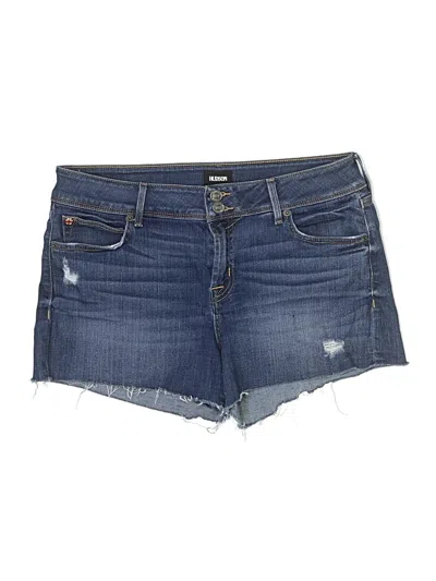 Pre-owned Hudson Denim Shorts In Blue