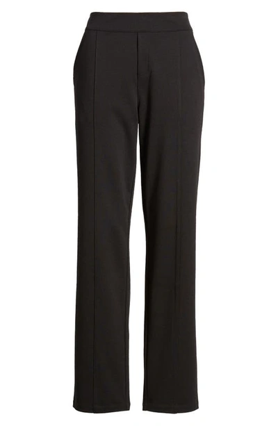 Hue Pull-on Ponte Trouser Leggings In Black