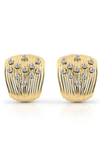 Hueb Bahia 18k Gold Diamond Hoop Earrings
