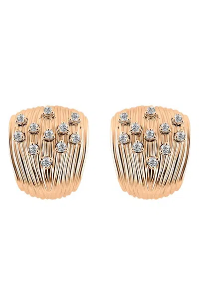 Hueb Brisa 18k Gold Diamond Earrings