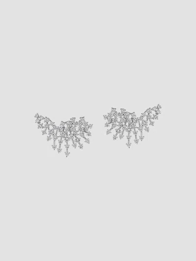 Hueb Women's Luminus 18k White Gold & 3.99 Tcw Diamond Earrings