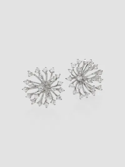 Hueb Women's Luminus 18k White Gold & Diamond Earrings