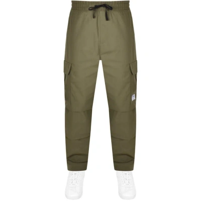 Hugo Blue Gadic242 Trousers Green In Neutral