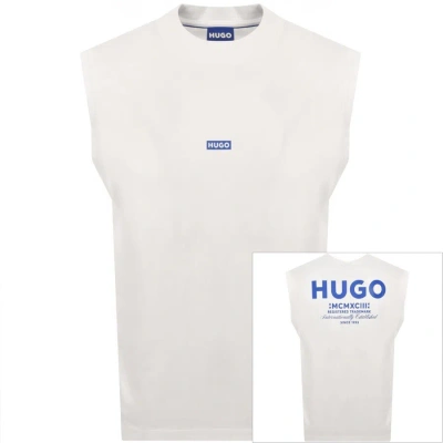 Hugo Blue Nancoso Waistcoat White