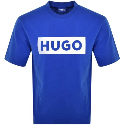 Hugo Blue Nico Crew Neck T Shirt Blue