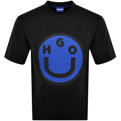Hugo Blue Nimper Crew Neck T Shirt Black
