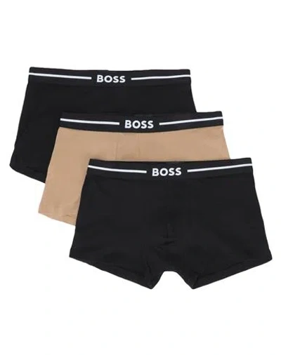 Hugo Boss Boss Man Boxer Black Size Xl Organic Cotton, Elastane