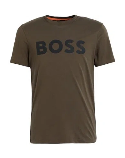 Hugo Boss Boss Man T-shirt Military Green Size S Cotton