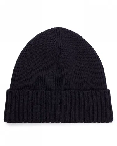 Hugo Boss Fati Mens Beanie In Dark Blue 404