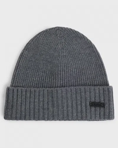 Hugo Boss Fati Mens Beanie In Gray