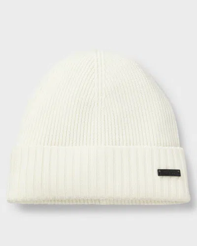 Hugo Boss Fati Mens Beanie In White