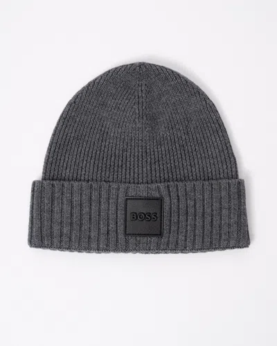 Hugo Boss Flavio Mens Beanie In Gray