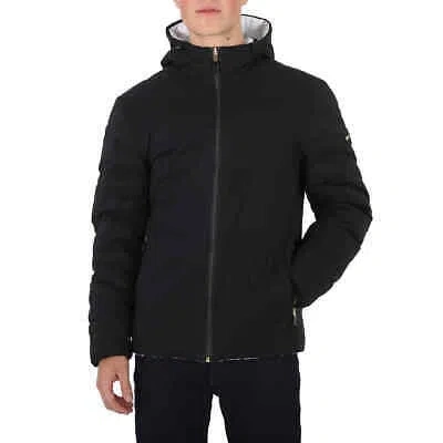 Pre-owned Hugo Boss Men's Leonis Reversible Jacket, Size Medium In Black