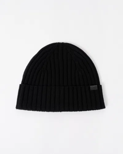Hugo Boss Mens Fino Beanie Hat 01 In Black