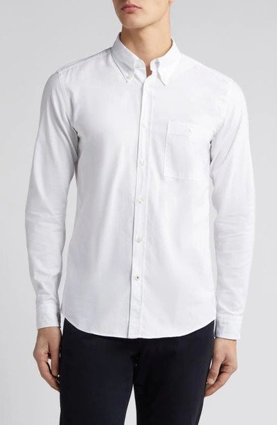 Hugo Boss Roan Solid Button-down Shirt In White