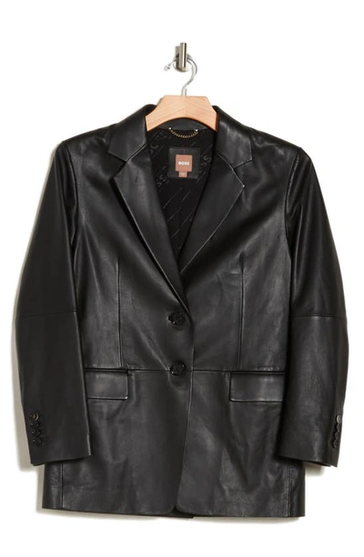 Hugo Boss Sanelli Coat In Black