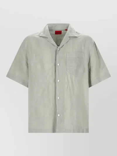 Hugo Boss Short Sleeve T Shirt Chest Pocket Design In Green