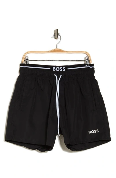 Hugo Boss Thornfish Board Shorts In Black
