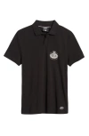 Hugo Boss X Nfl Cotton Polo In Las Vegas Raiders Black